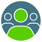 Group membership dimension icon